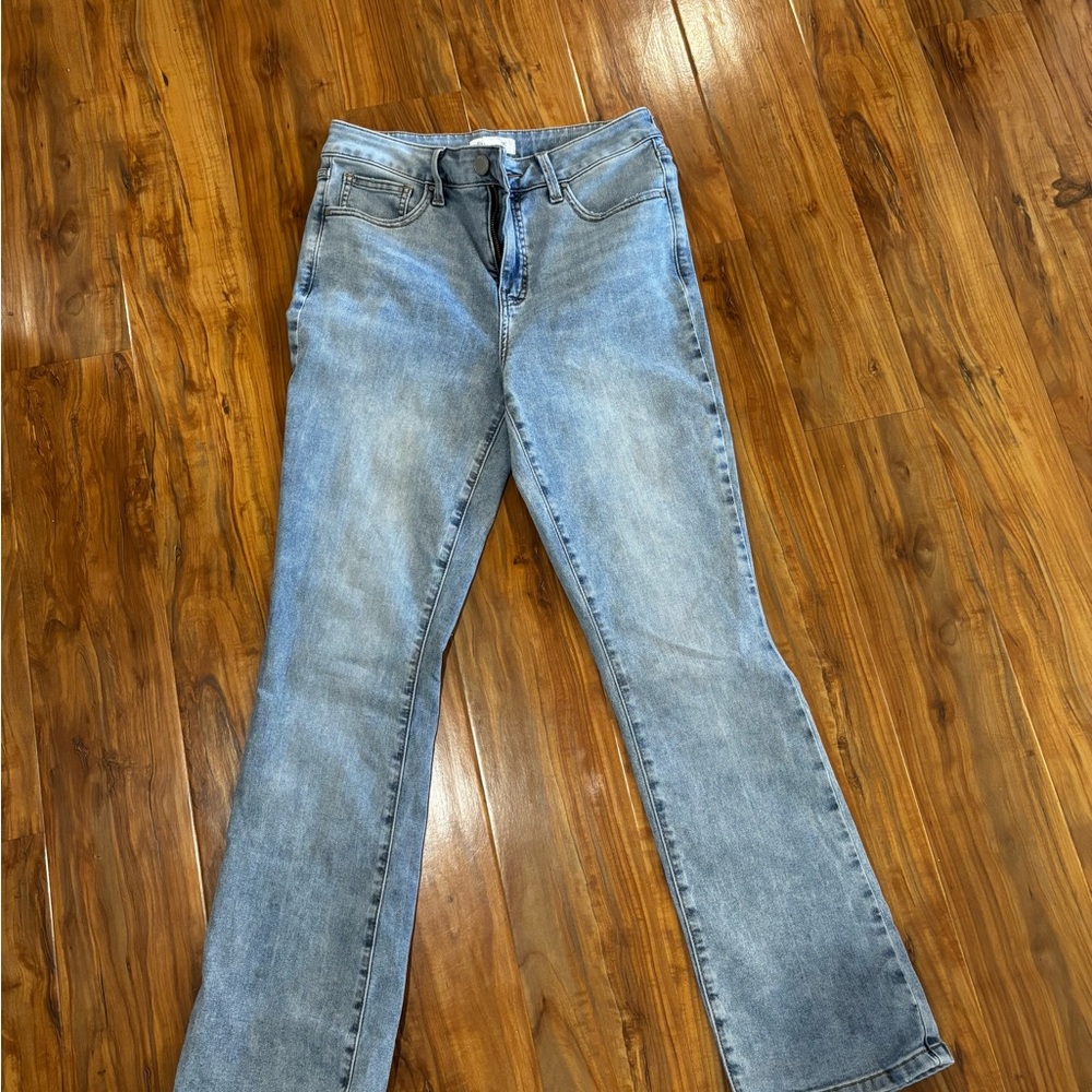 Maurices Light Blue Flare Jeans